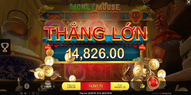 Tỷ lệ trả thưởng (RTP) nổ hũ Money Mouse