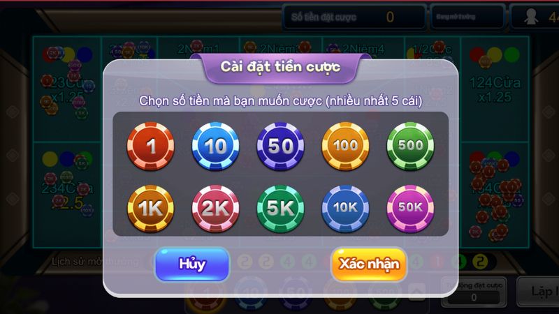 Cách đặt cược game bài Fantan