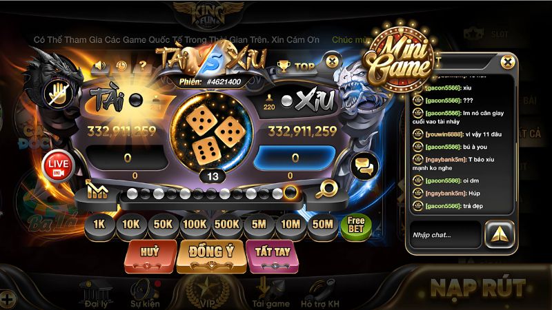 game tài xỉu online kingfun