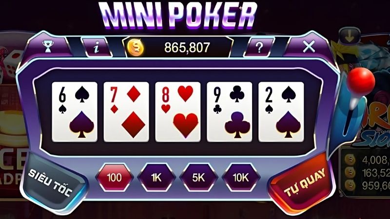 tỷ lệ Mini Poker